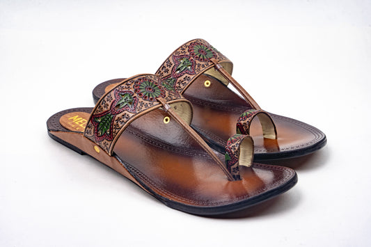 Ethnic Leather Sandals