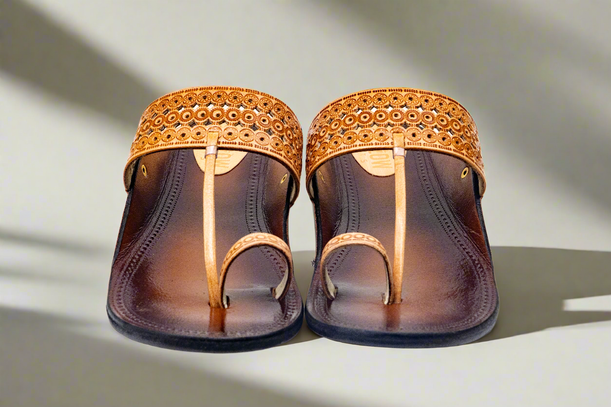 Flat Leather Sandals